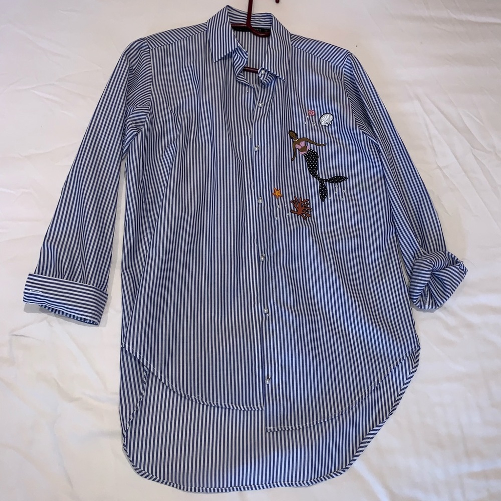 Zara Button Down Top